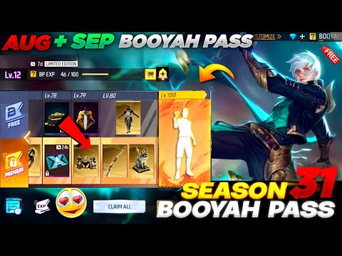 August Booyah Pass 2025 | September Booyah Pass | next booyah pass free fire | free fire new event