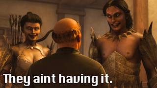 He thought it was safe to peek (OBLIVION REMASTERED)