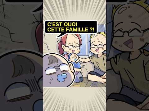 IL SE RÉINCARNE DANS UNE FAMILLE HORRIBLE, MAIS... 😱 #humour #animation