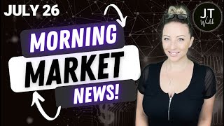 Wednesday's Stock Market News! MSFT Slips Despite Beat, GOOGL Rises, SNAP Plummets + More!