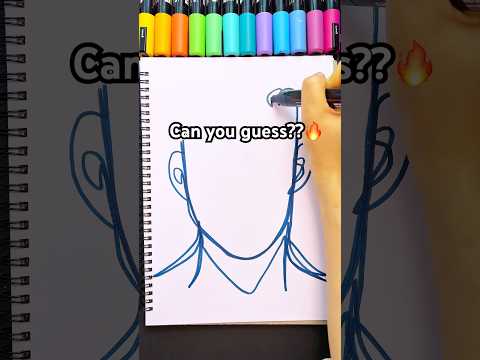 Drawing YouTubers BUT i canโt lift up my pen๐ฅ #art #drawing #artchallenge #jakepaul #loganpaul