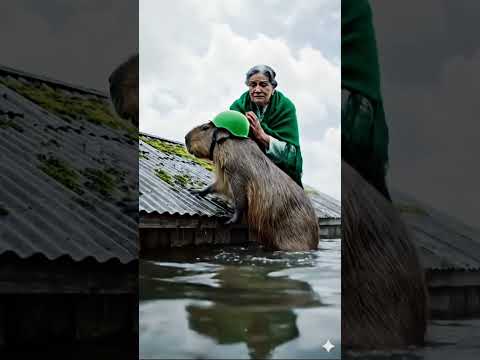 O capitão a salvou.