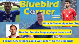 Ex City forward could return/ Premier league player signing looks dead/ Villa defender signs