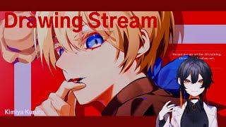 【Drawing Stream】イラストを描く配信_無言作業