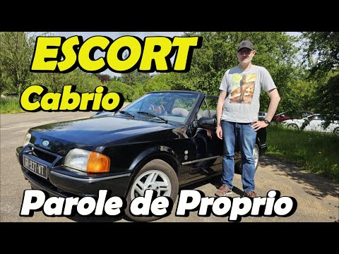 SI ON SE RETOURNE IL Y A L'ARCEAU ! FORD ESCORT CABRIOLET 1990