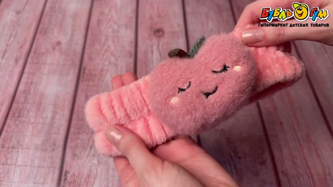 Повязка на голову меховая Спящее сердечко - видео Повязка на голову меховая Спящее сердечко - видео