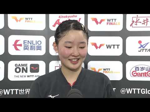 【インタビュー】張本美和 準々決勝で中国の王芸迪とのリベンジマッチ「前回は負けているので成長している姿を見せたい」｜WT...