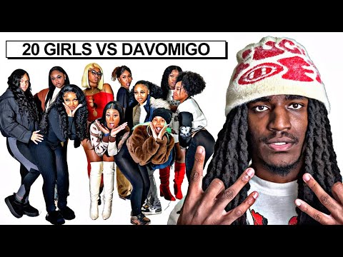 20 WOMEN VS 1 YOUTUBER: DAVO MIGO