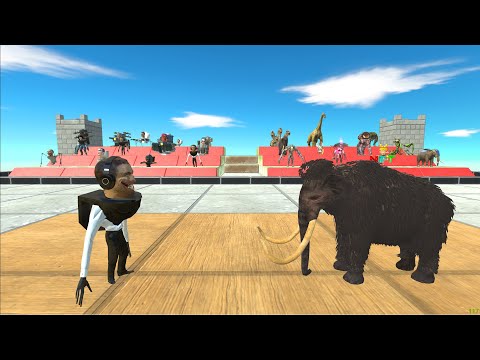 Boss Team vs Skibidi Man - Animal Revolt Battle Simulator