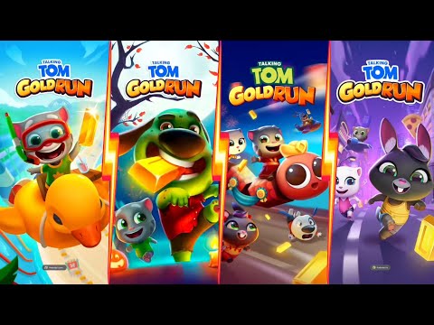 Talking Tom Gold Run All Dinosaur World - All Versions - All Dino Tom - Android iOS ()