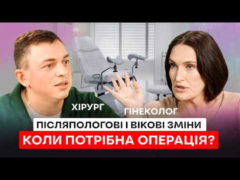 Чи потрібна тобі ВАГІНОПЛАСТИКА? Гінеколог і хірург про післяпологові і вікові зміни|Людмила Шупенюк