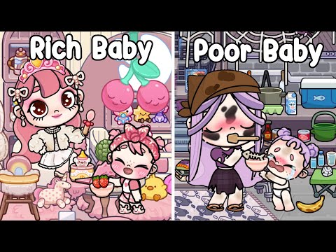 Rich Baby Vs Poor Baby 🍼👶🏻 Sad Story | Avatar World | Pazu