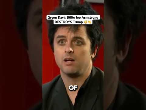 Billie Joe Armstrong DESTROYS Trump #greenday #trump #billiejoearmstrong