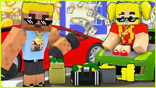 KASLI EFEKAN VE KARDEŞİ EBRAR ZENGİN OLDU! 🤑 - Minecraft ZENGİN FAKİR HAYATI