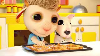 Baking A Pie | Playing Kitchen Dolly and Friends 3D