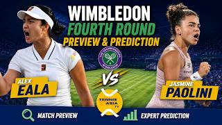 Alex Eala vs Jasmine Paolini | Wimbledon 4th Round | Preview & Prediction #tennis #wta