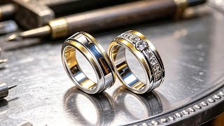 How To Make a Couple Ring - Handmade Silver Wedding Rings