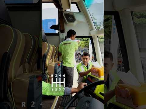 VIRAL‼️BERHENTI TANPA BIKIN MACET.GEAR SHIFTING BUS #tutorial