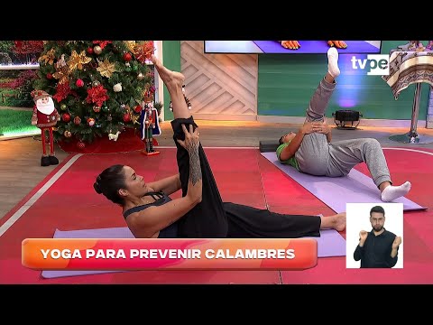 Ejercicios de yoga para prevenir calambres