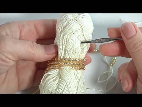Wow! Crochet Cute Flower/How to Crochet with Beads/Step By Step Video Tutorial/Author's Design
