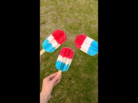 Crayola Memorial Day Popsicle Craft
