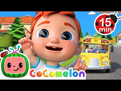 Wheels on the Bus: Field Trip Fun! (Loop) | CoComelon Nursery Rhymes & Songs | Kids Learning