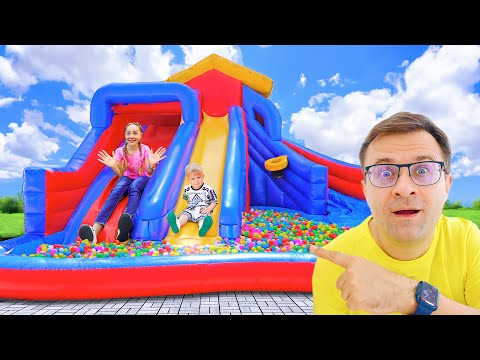 Adam and Mom work at a trampoline park