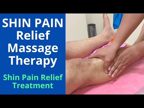 Amazing Massage Therapy For Shin Pain Relief | ASMR SHIN PAIN Sports Massage Therapy | Part 2