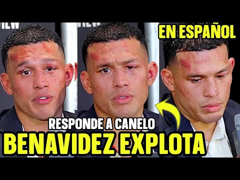 BENAVIDEZ HABLA EN CONFERENCIA POST PELEA! EXPLICA COMO DOMINÓ A MORRELL Y RESPONDE PELEA VS CANELO