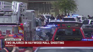 Two shot, multiple detained in shooting at Haywood Mall