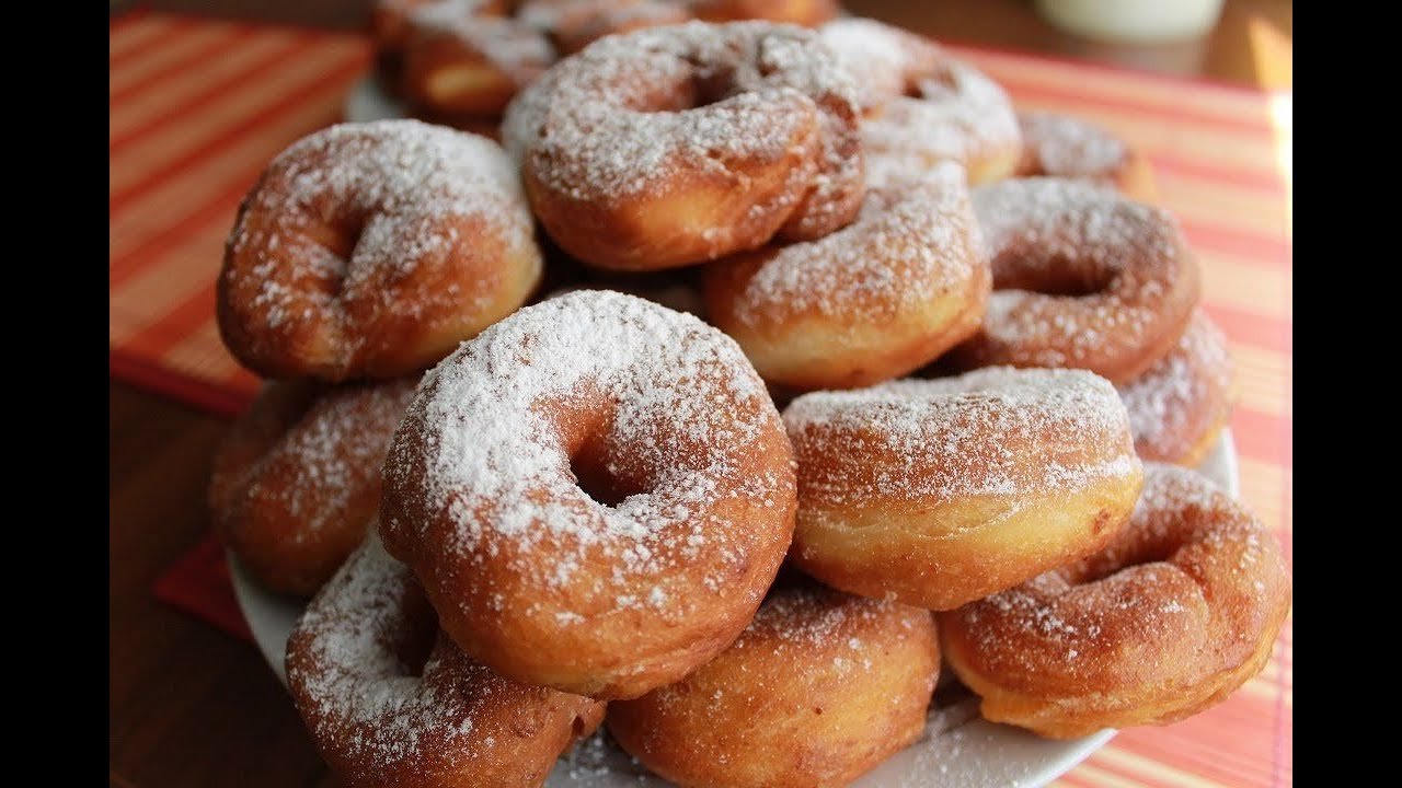 Творожные калачики (пончики. Cheese loaves (donuts.
