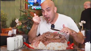 تحدي اكل وجبة شاورما لحم دونر 8 كيلو كمية 40 شخص |التحدي الاكبر|