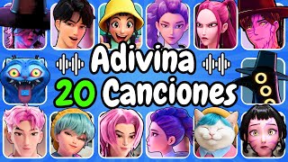 Adivina 20 CANCIONES Y PERSONAJES De LAS GUERRERAS K-POP😱❤️K-Pop Demon Hunters😍🎶Rumi💜Jinu🔥Zoey❤️