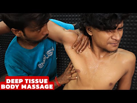 Deep Tissue Body Massage & Loud Spine Cracking | Head Massage & Neck Cracking | Chest Massage ASMR
