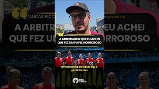 TÉCNICO DO CORINTHIANS FEMININO FAZ DURAS CRÍTICAS A ARBITRAGEM