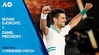 Novak Djokovic v Daniil Medvedev Condensed Match | Australian Open 2021 Final
