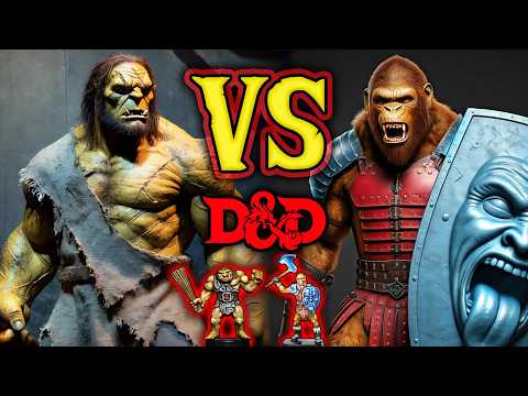 Bugbear VS Ogre - 1 on 1 Battle to the Death D&D Rules