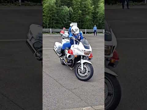 おっとっとすぎる白バイ隊員🚨😅😅😅