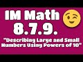 Scientific Notation and Linear Equations
