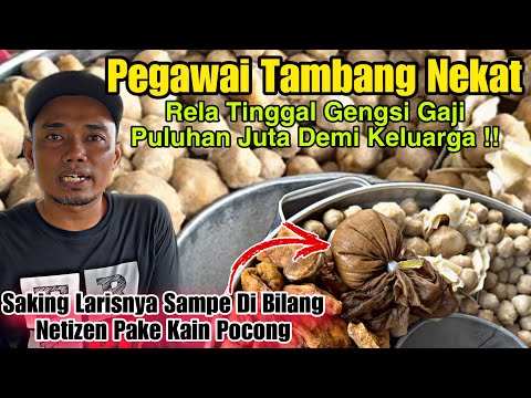 DIBILANG ORANG PAKE KAIN POCONG ‼️ PEKERJA TAMBANG NEKAT KELUAR DEMI USAHA INI OMSET 1,5 JT/Hari