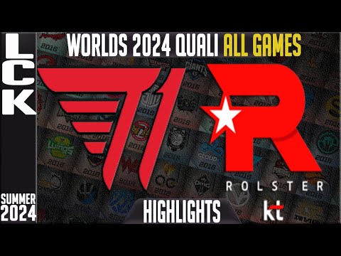 T1 vs KT Highlights ALL GAMES | LCK Worlds 2024 Qualifier | T1 vs KT Rolster