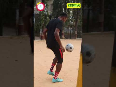He wins ₹100 for each TOE TAP
