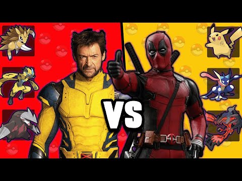 DEADPOOL vs WOLVERINE POKEMON BATTLE - Marvel Themed Pokemon Battle