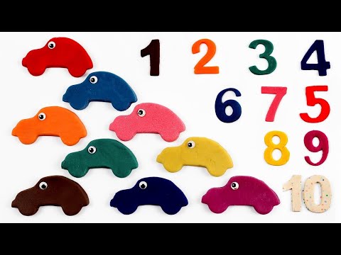 Learn 1 To 10 Numbers For Kids With Play Doh + More Educational Videos