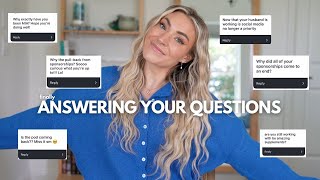 finally answering your questions