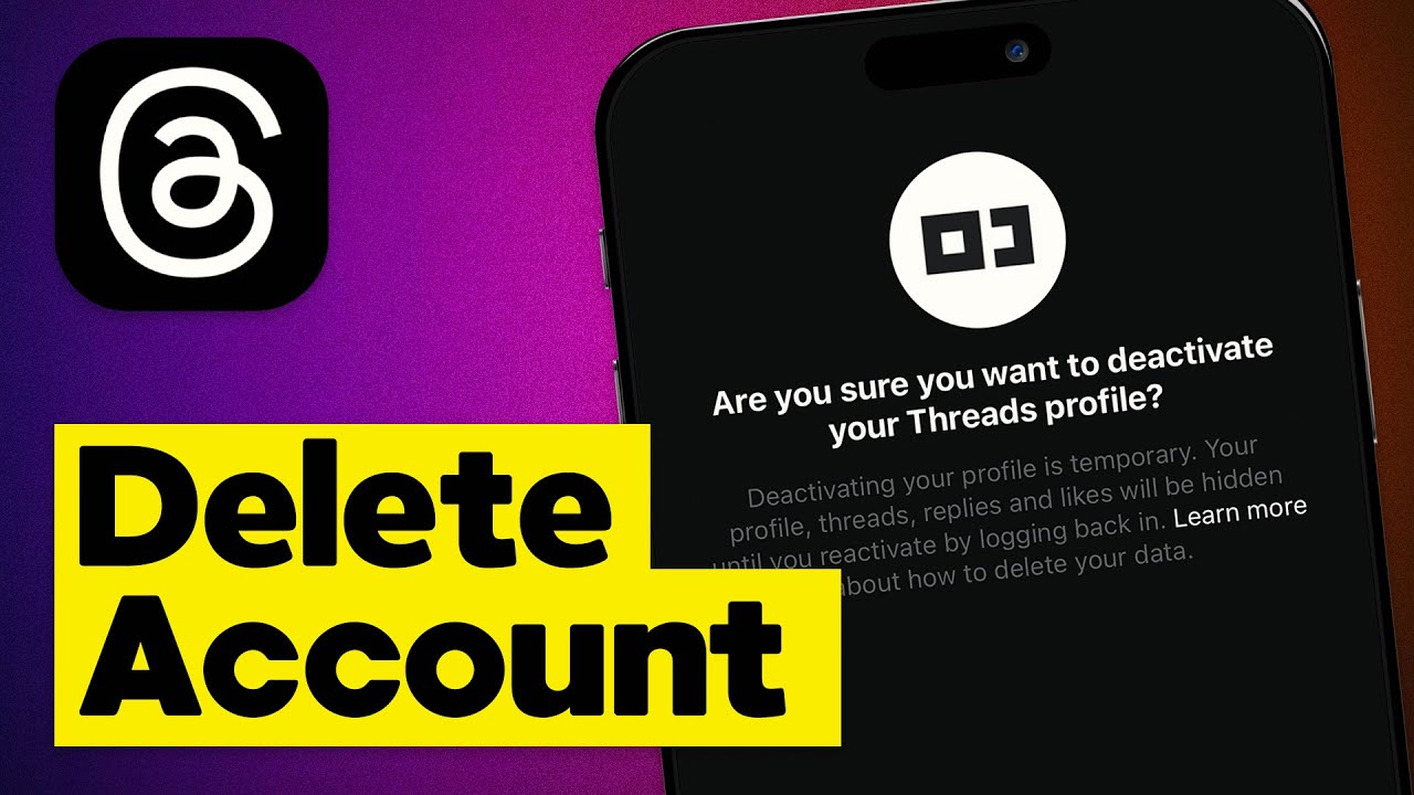 How To Delete Threads Acc  2026