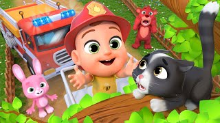 Animal Helpers! Trucks to the Rescue! + MORE Funny Nursery Rhymes & Kids Songs
