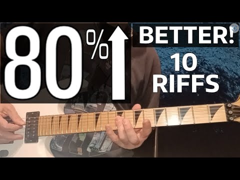 Improve Your Guitar Playing by 80% With These Ten Special Riffs!