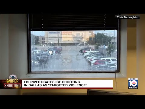 Sniper shooting at Dallas ICE facility heard on video phone call