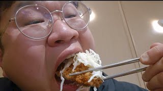 처음 가본 연돈돈까스 먹방. Mukbang